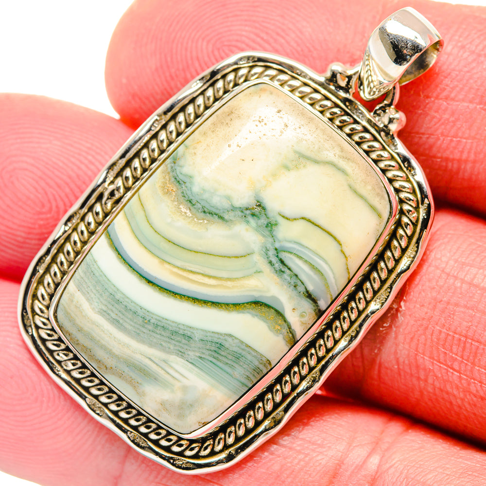 Ocean Jasper Pendants handcrafted by Ana Silver Co - PD19979