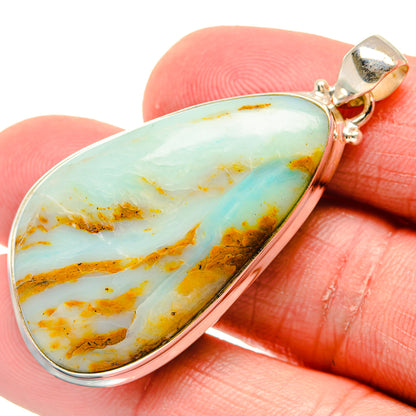 Peruvian Opal Pendants handcrafted by Ana Silver Co - PD19988