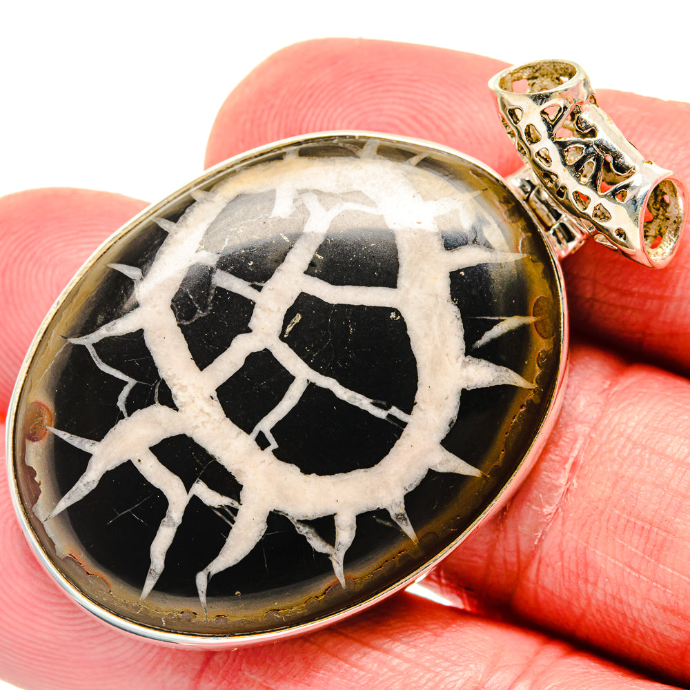 Septarian Geode Pendants handcrafted by Ana Silver Co - PD19993