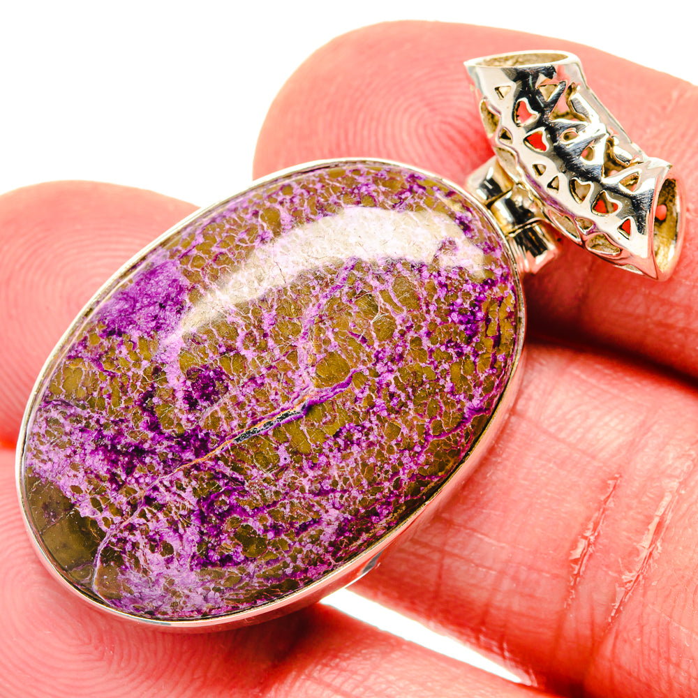 Stichtite Pendants handcrafted by Ana Silver Co - PD20010
