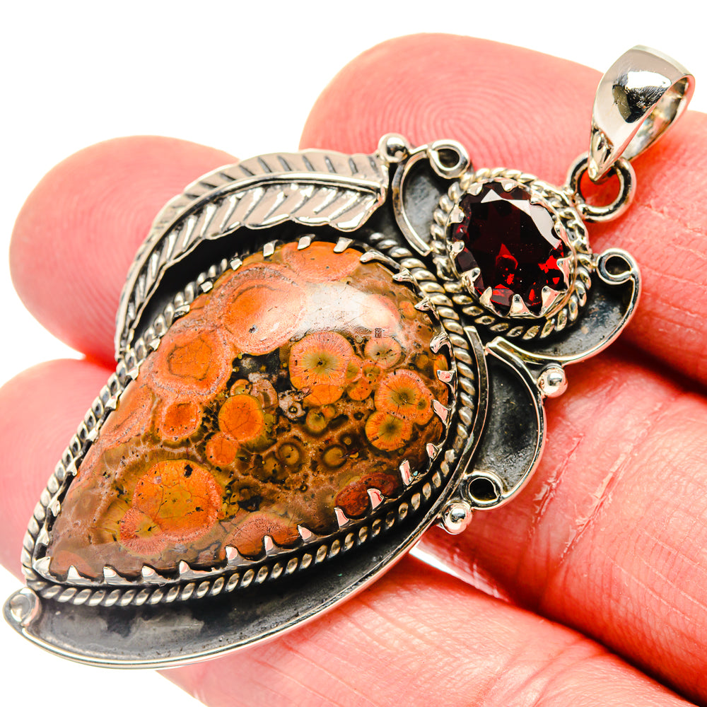 Poppy Jasper Pendants handcrafted by Ana Silver Co - PD20012