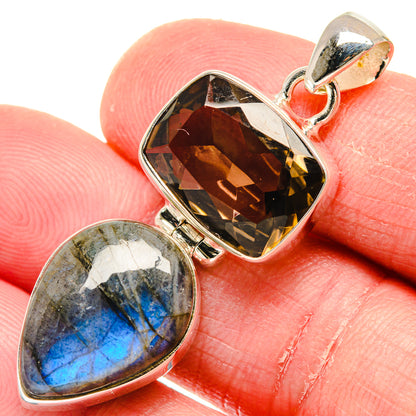 Labradorite Pendants handcrafted by Ana Silver Co - PD20028