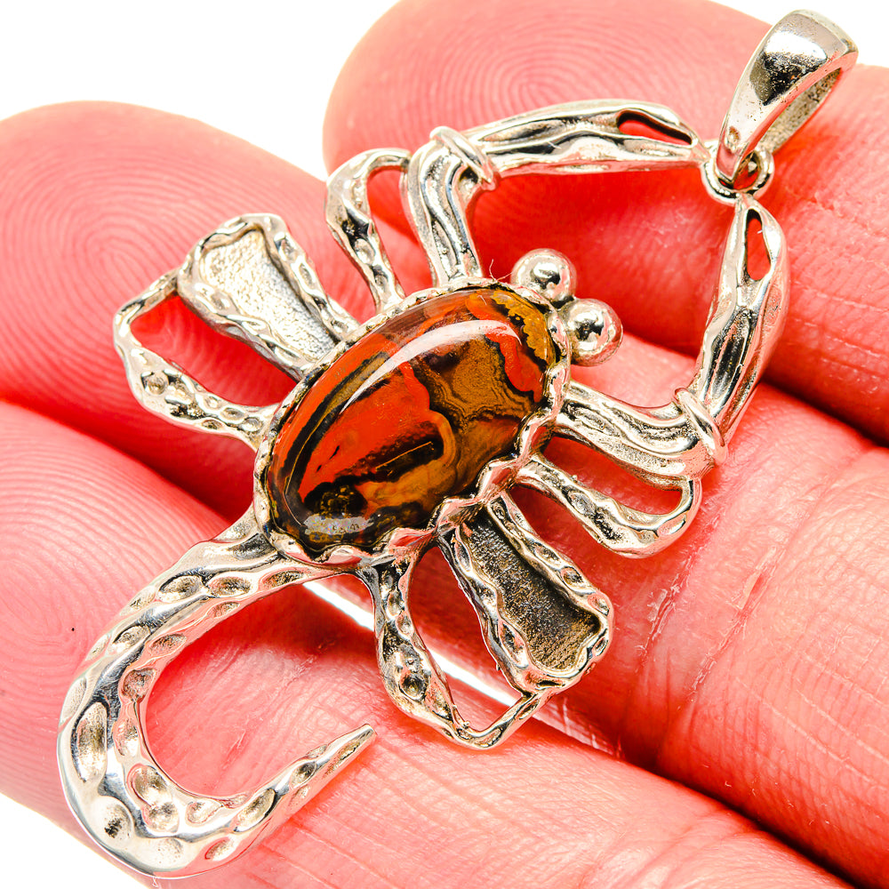 Moroccan Agate Pendants handcrafted by Ana Silver Co - PD20035