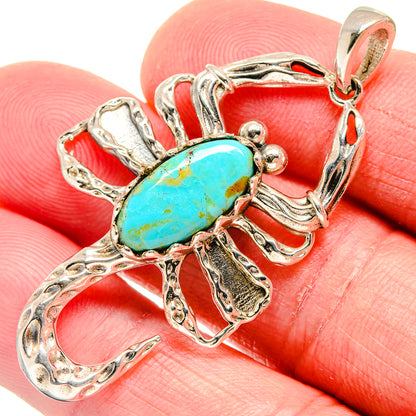 Chrysocolla Pendants handcrafted by Ana Silver Co - PD20036