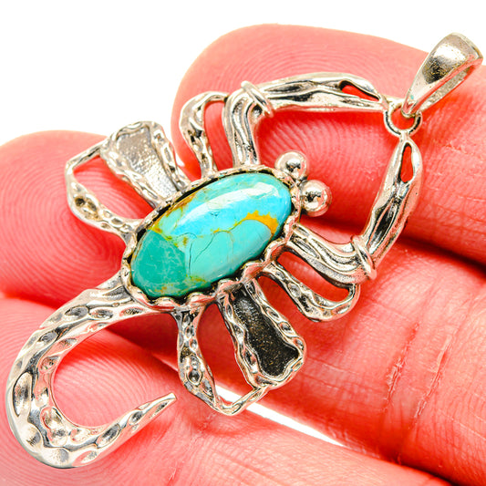 Chrysocolla Pendants handcrafted by Ana Silver Co - PD20037