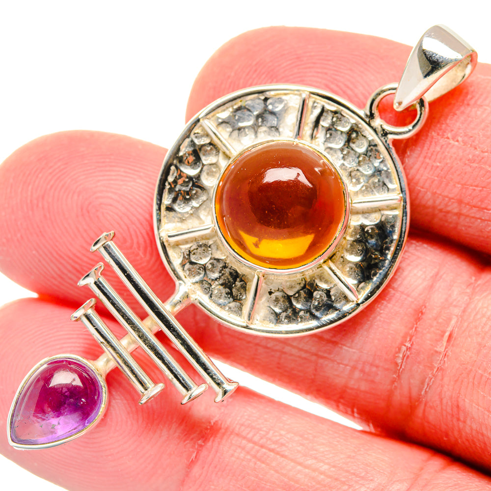 Citrine Pendants handcrafted by Ana Silver Co - PD20040