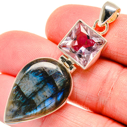 Labradorite Pendants handcrafted by Ana Silver Co - PD20051