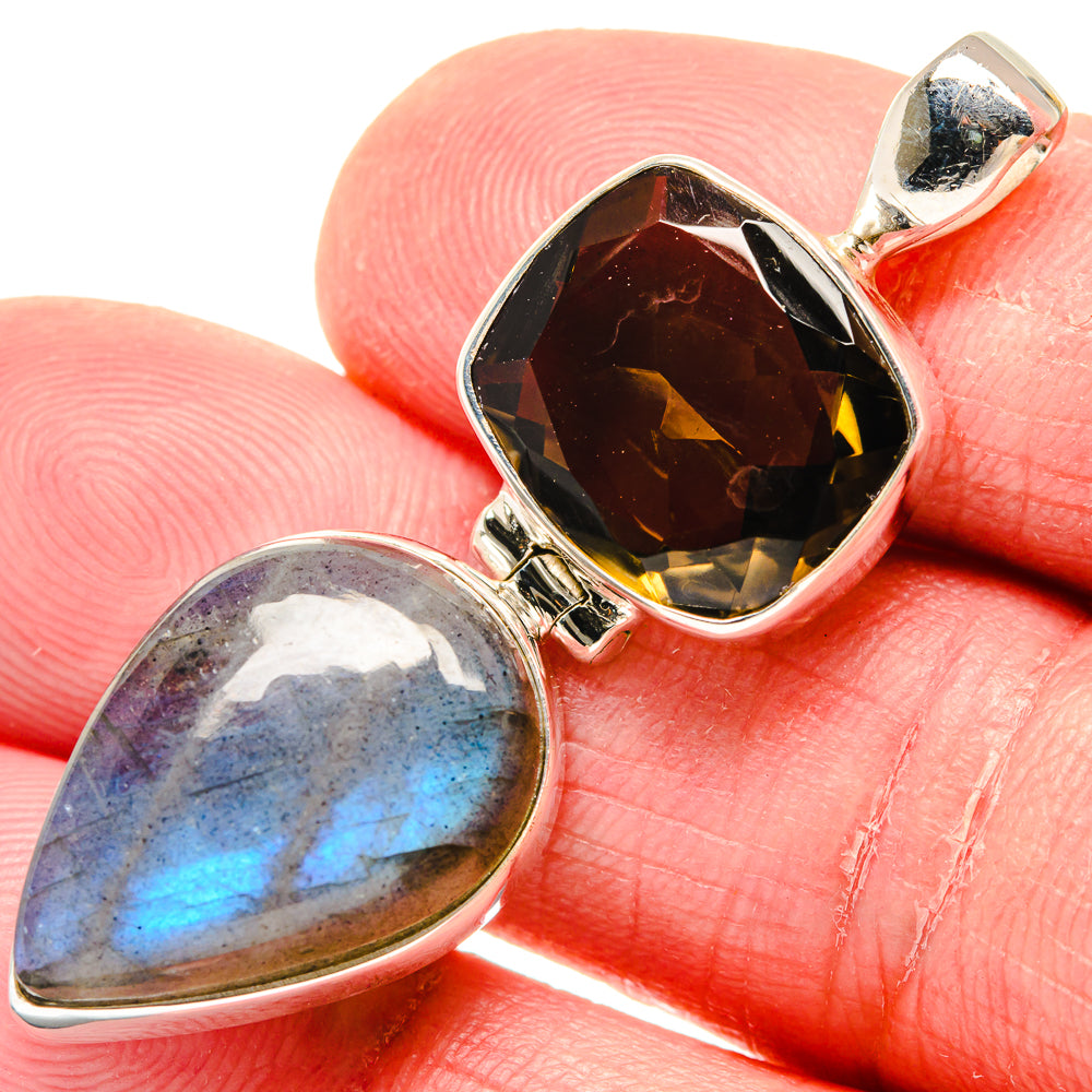 Labradorite Pendants handcrafted by Ana Silver Co - PD20052