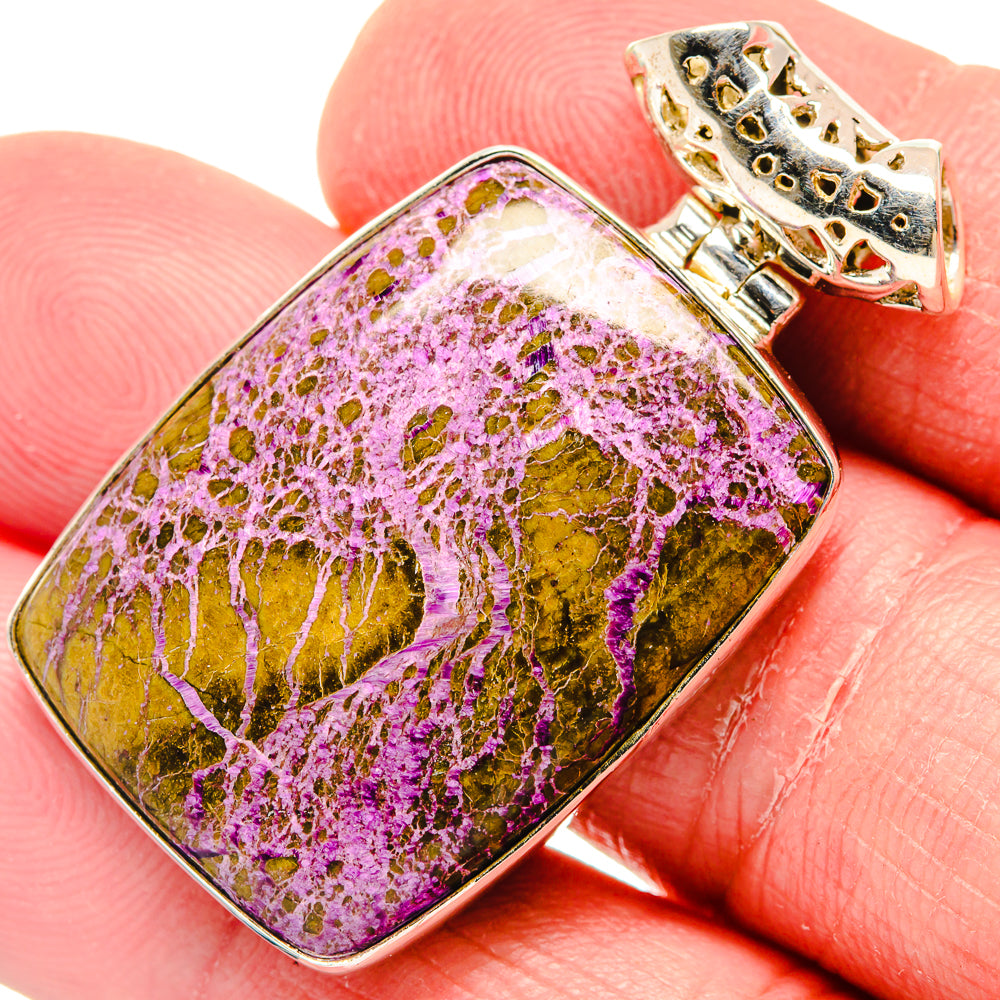 Stichtite Pendants handcrafted by Ana Silver Co - PD20057