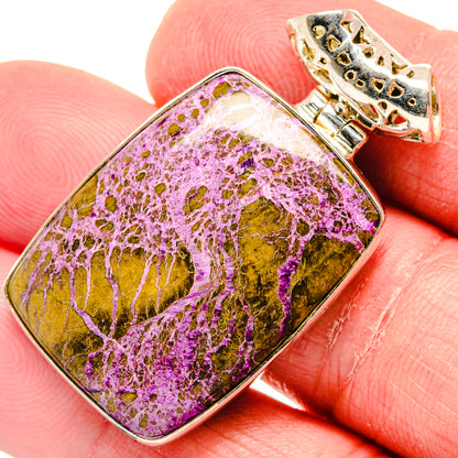 Stichtite Pendants handcrafted by Ana Silver Co - PD20057