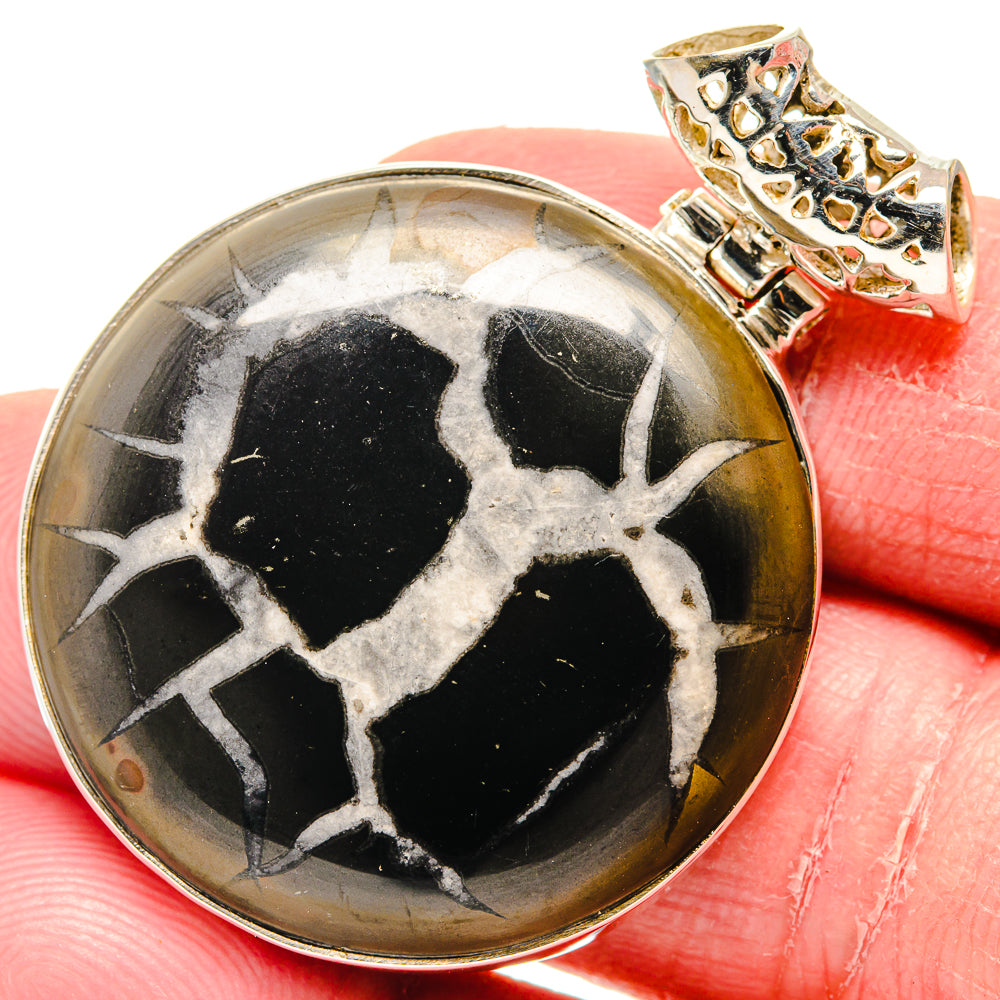 Septarian Geode Pendants handcrafted by Ana Silver Co - PD20059