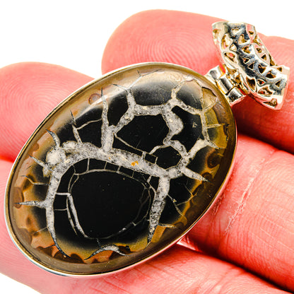Septarian Geode Pendants handcrafted by Ana Silver Co - PD20062