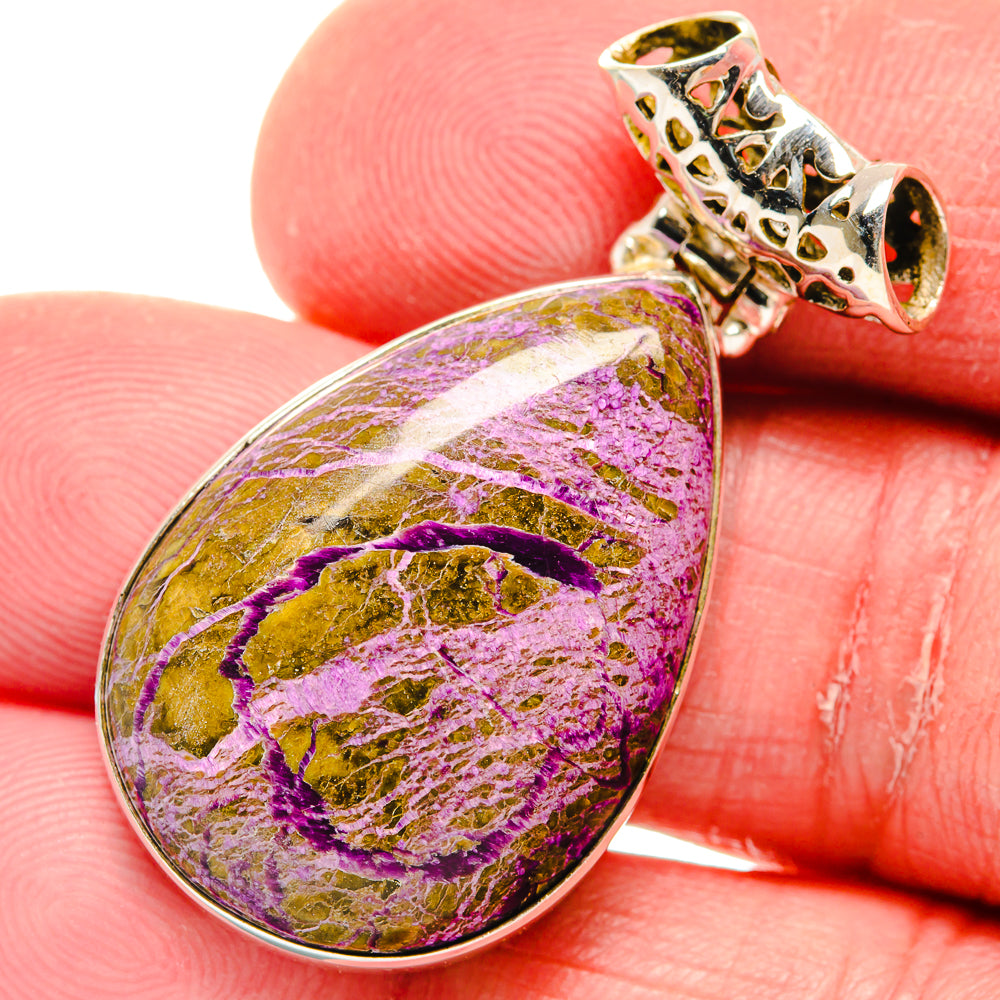 Stichtite Pendants handcrafted by Ana Silver Co - PD20066