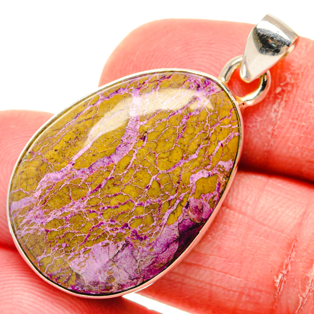 Stichtite Pendants handcrafted by Ana Silver Co - PD20068