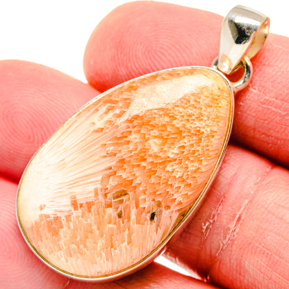 Scolecite Pendants handcrafted by Ana Silver Co - PD20071