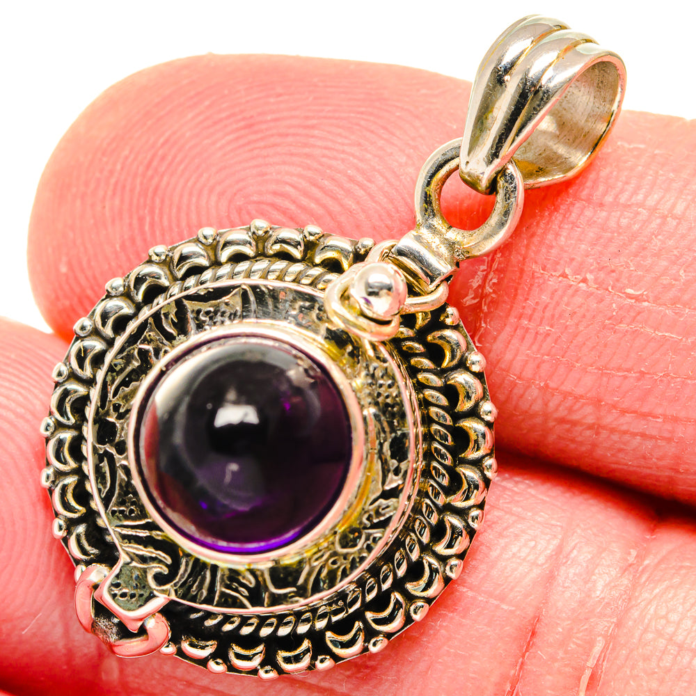 Amethyst Pendants handcrafted by Ana Silver Co - PD20099