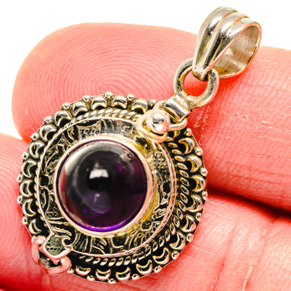 Amethyst Pendants handcrafted by Ana Silver Co - PD20099