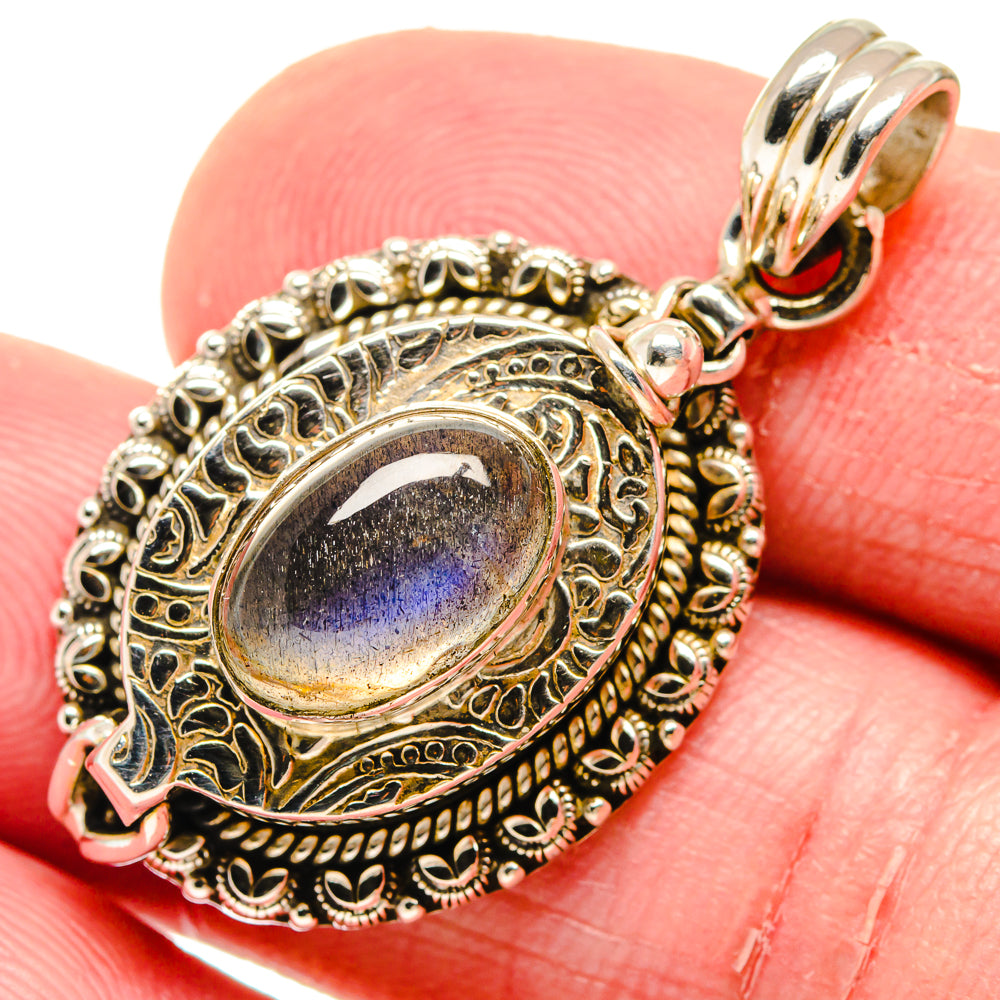Labradorite Pendants handcrafted by Ana Silver Co - PD20100