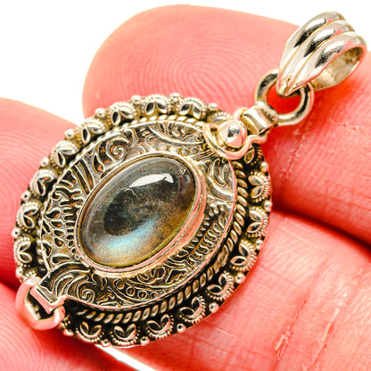 Labradorite Pendants handcrafted by Ana Silver Co - PD20104