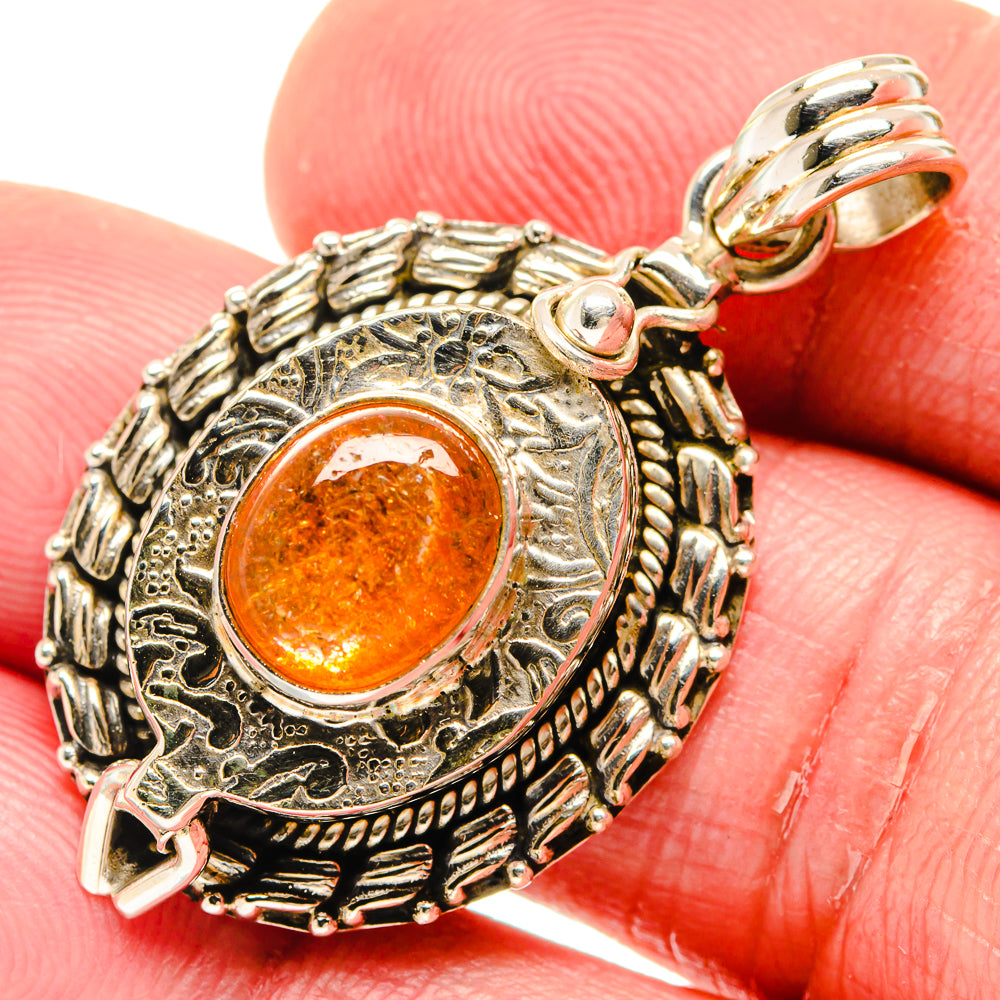 Sunstone Pendants handcrafted by Ana Silver Co - PD20105