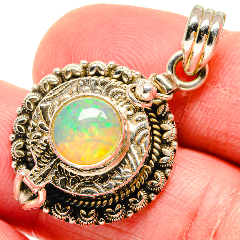 Ethiopian Opal Pendants handcrafted by Ana Silver Co - PD20108