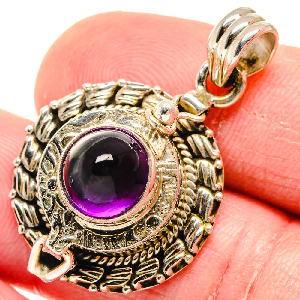 Amethyst Pendants handcrafted by Ana Silver Co - PD20114