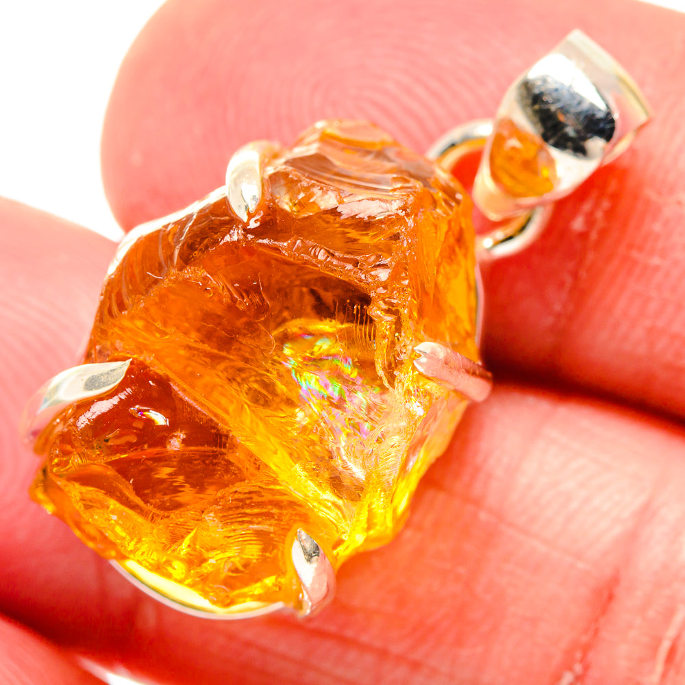 Citrine Pendants handcrafted by Ana Silver Co - PD20117