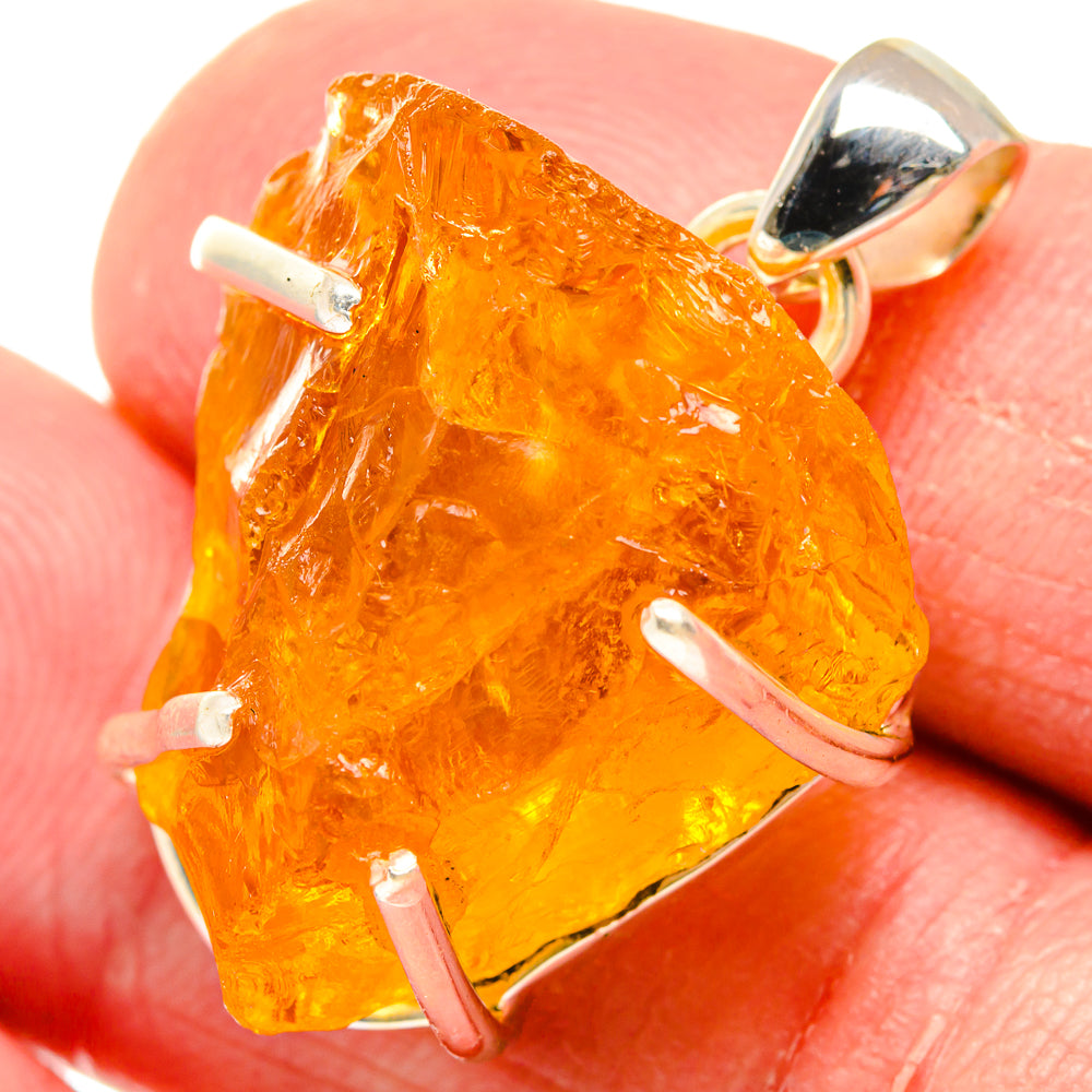 Citrine Pendants handcrafted by Ana Silver Co - PD20123