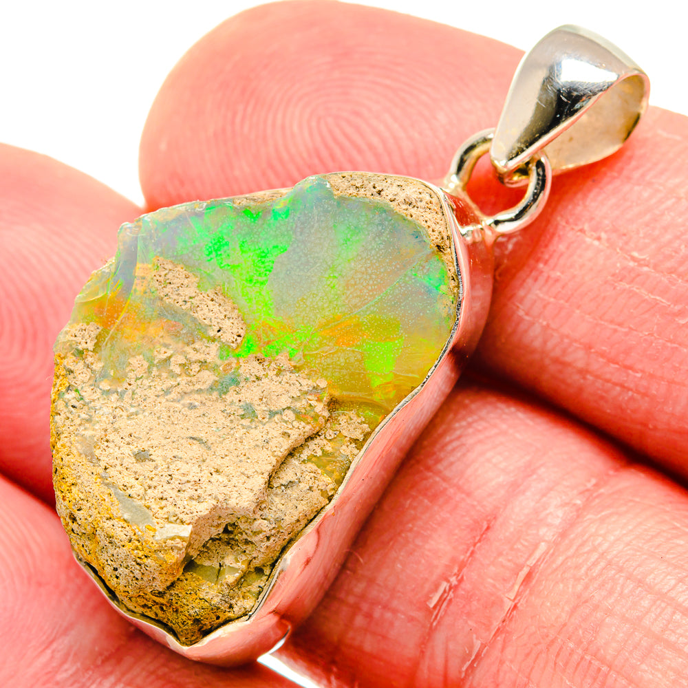 Ethiopian Opal Pendants handcrafted by Ana Silver Co - PD20124