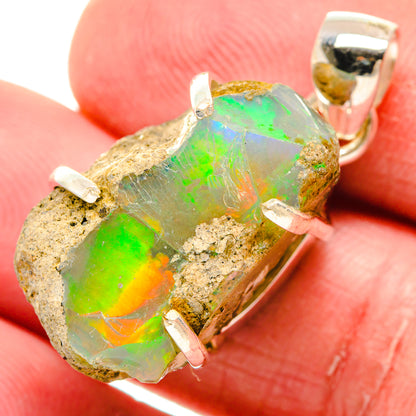 Ethiopian Opal Pendants handcrafted by Ana Silver Co - PD20125