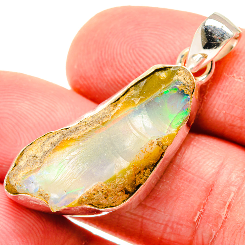Ethiopian Opal Pendants handcrafted by Ana Silver Co - PD20127
