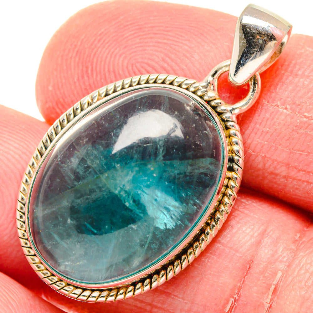 Aquamarine Pendants handcrafted by Ana Silver Co - PD20132