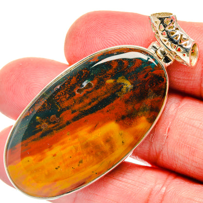 Bloodstone Pendants handcrafted by Ana Silver Co - PD20141