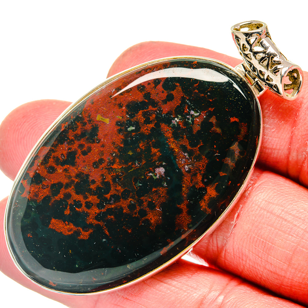 Bloodstone Pendants handcrafted by Ana Silver Co - PD20142