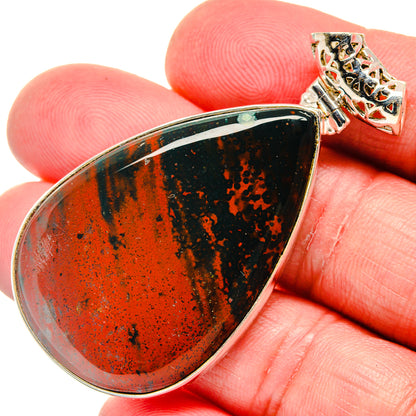 Bloodstone Pendants handcrafted by Ana Silver Co - PD20148