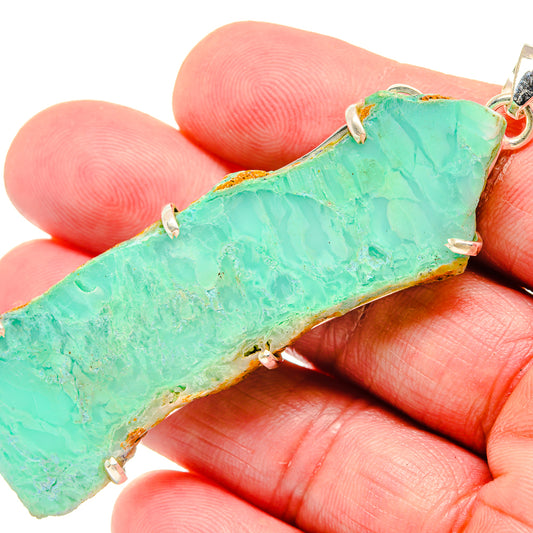 Chrysoprase Pendants handcrafted by Ana Silver Co - PD20150