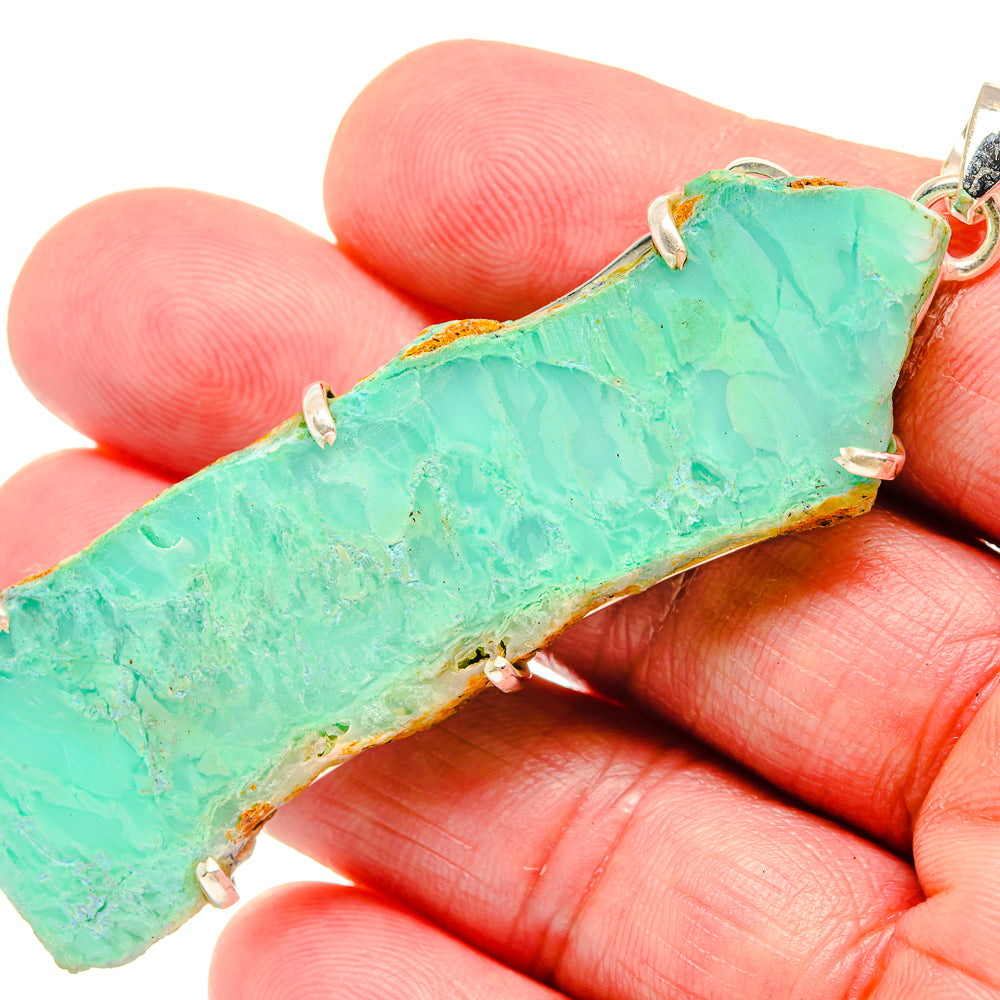 Chrysoprase Pendants handcrafted by Ana Silver Co - PD20150