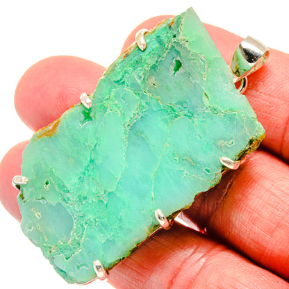 Chrysoprase Pendants handcrafted by Ana Silver Co - PD20151