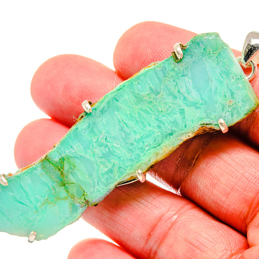 Chrysoprase Pendants handcrafted by Ana Silver Co - PD20152