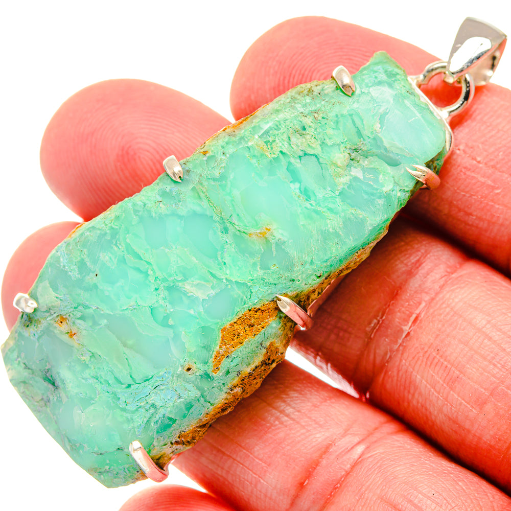 Chrysoprase Pendants handcrafted by Ana Silver Co - PD20156