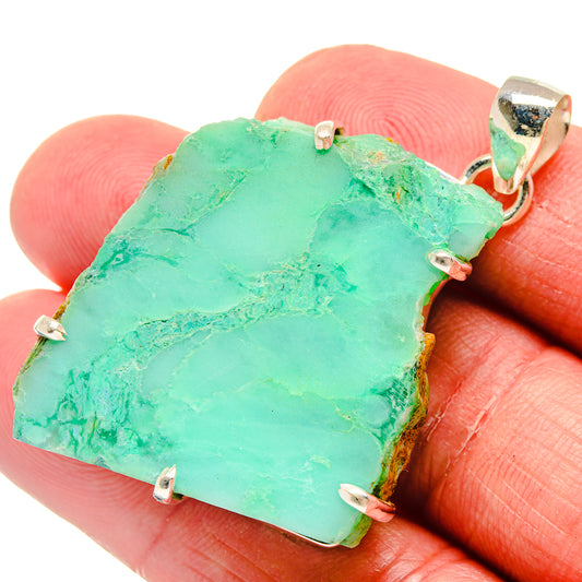 Chrysoprase Pendants handcrafted by Ana Silver Co - PD20157