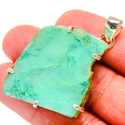 Chrysoprase Pendants handcrafted by Ana Silver Co - PD20157
