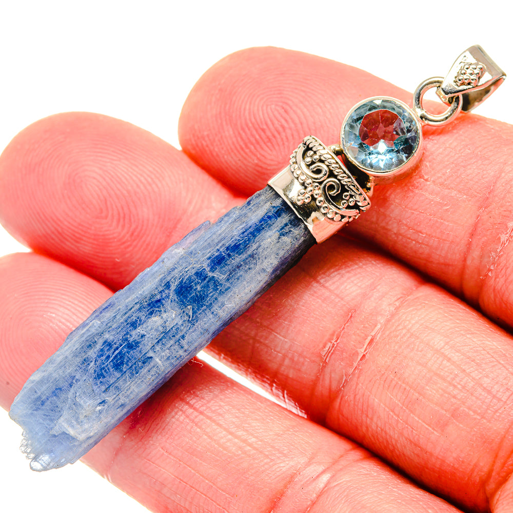 Kyanite Pendants handcrafted by Ana Silver Co - PD20159