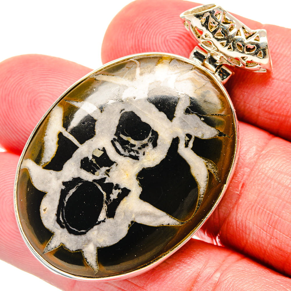 Septarian Geode Pendants handcrafted by Ana Silver Co - PD20163