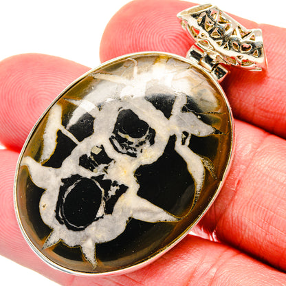 Septarian Geode Pendants handcrafted by Ana Silver Co - PD20163