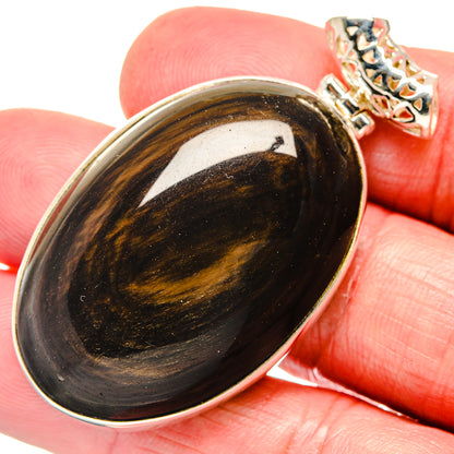 Hypersthene Pendants handcrafted by Ana Silver Co - PD20176