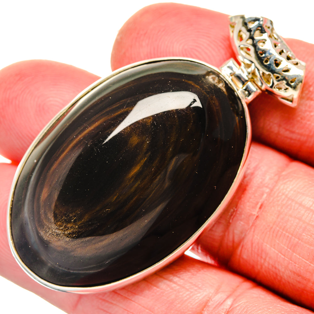 Hypersthene Pendants handcrafted by Ana Silver Co - PD20177