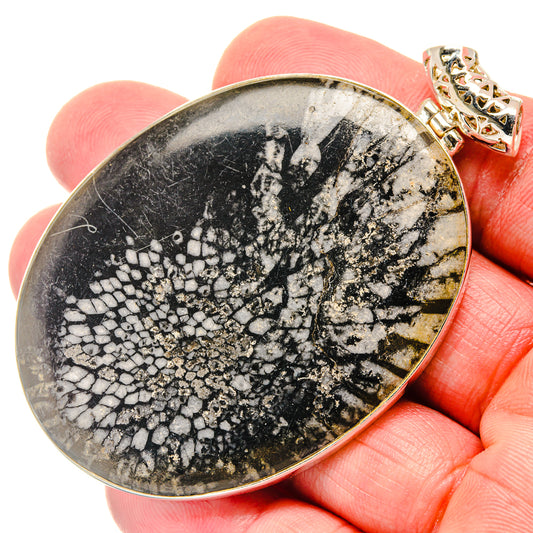 Chrysanthemum Stone Pendants handcrafted by Ana Silver Co - PD20188