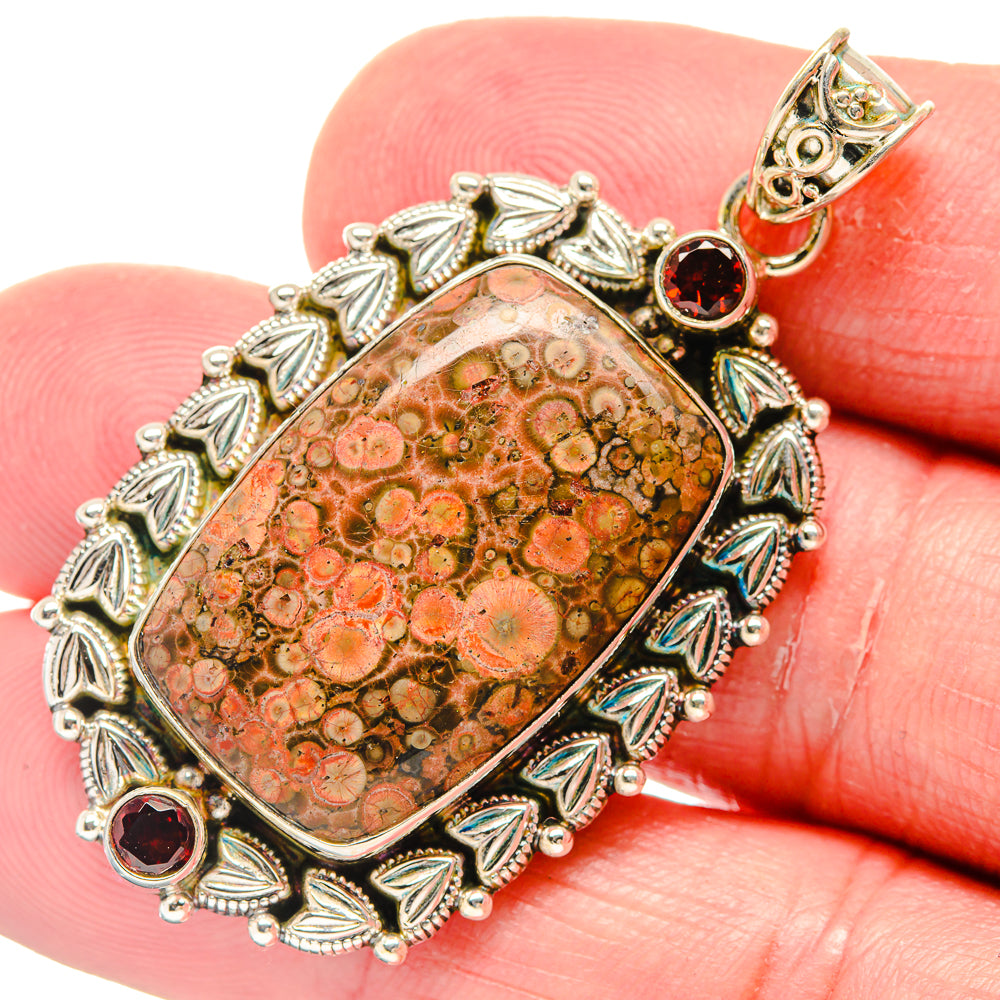 Poppy Jasper Pendants handcrafted by Ana Silver Co - PD20191
