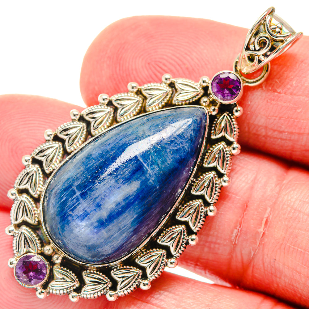 Kyanite Pendants handcrafted by Ana Silver Co - PD20195